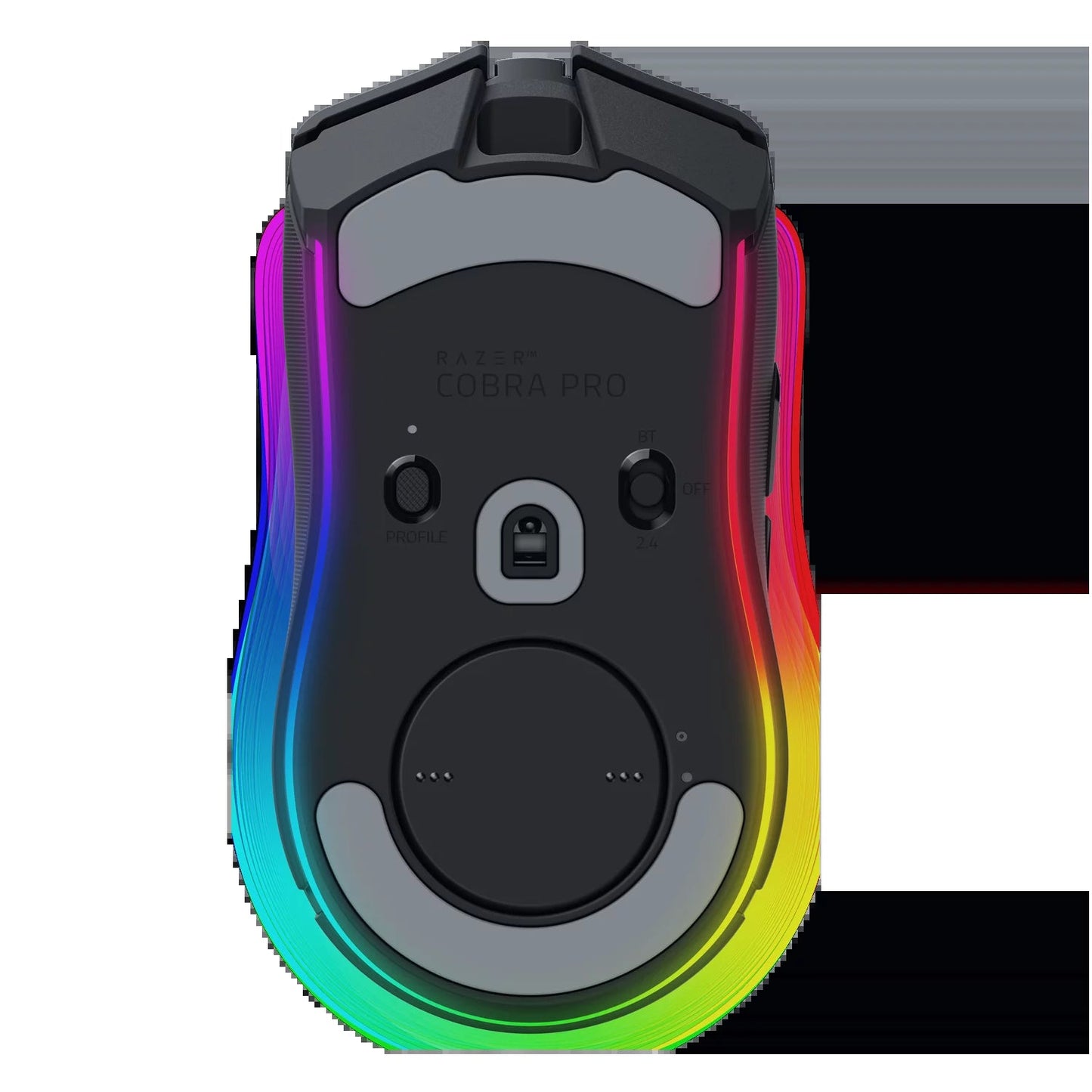 Cobra Pro Lightweight Wireless PC Gaming Mouse with Chroma RGB, Customizable Controls, 77G, Black - Lone Star PC