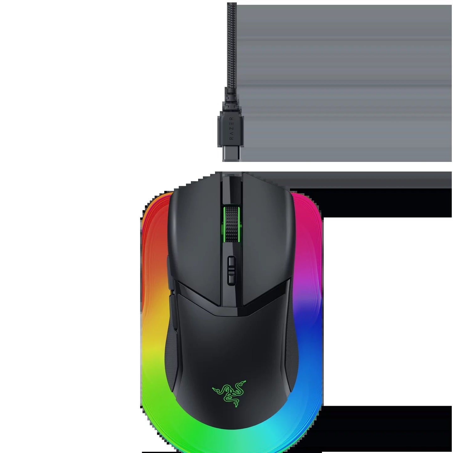 Cobra Pro Lightweight Wireless PC Gaming Mouse with Chroma RGB, Customizable Controls, 77G, Black - Lone Star PC