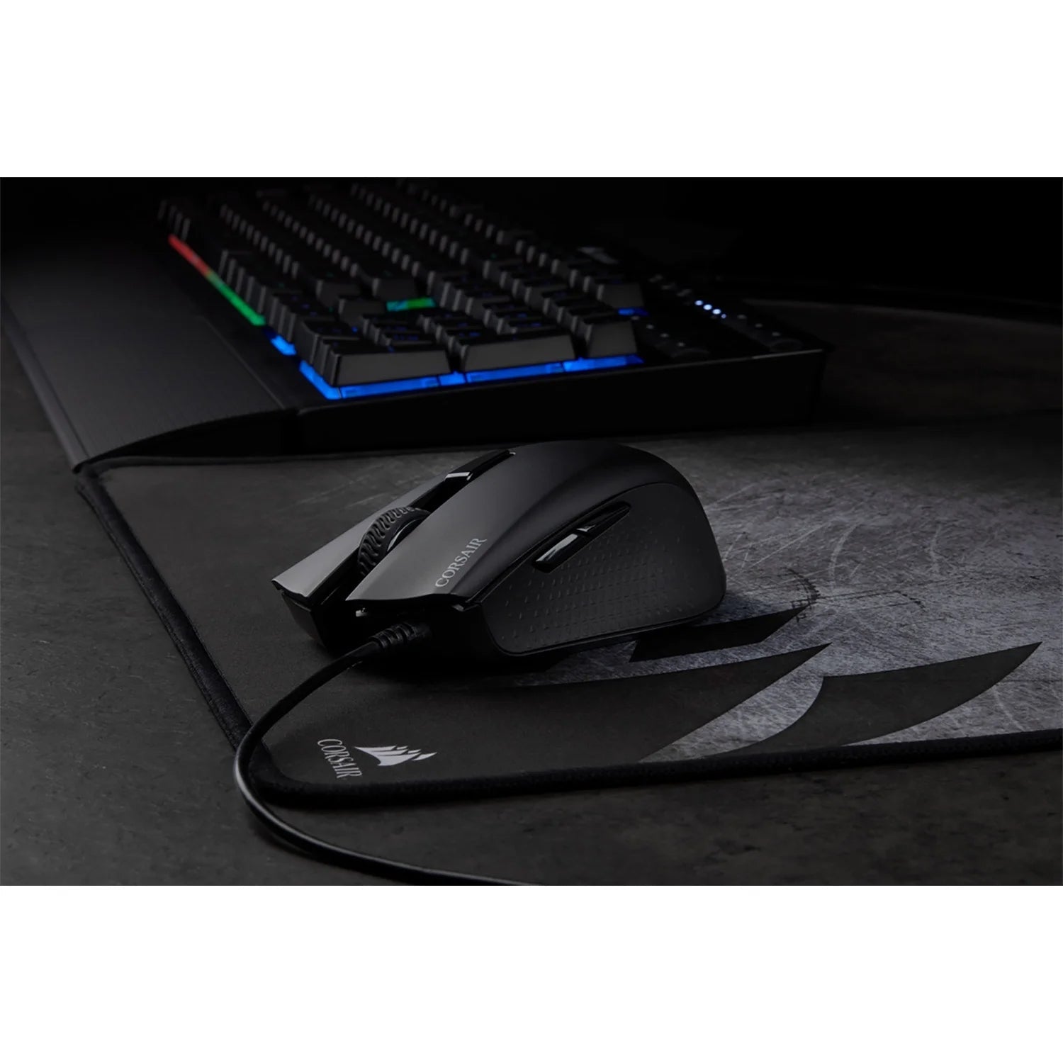 Harpoon RGB PRO FPS/MOBA Gaming Mouse, Black, Backlit RGB LED - Lone Star PC