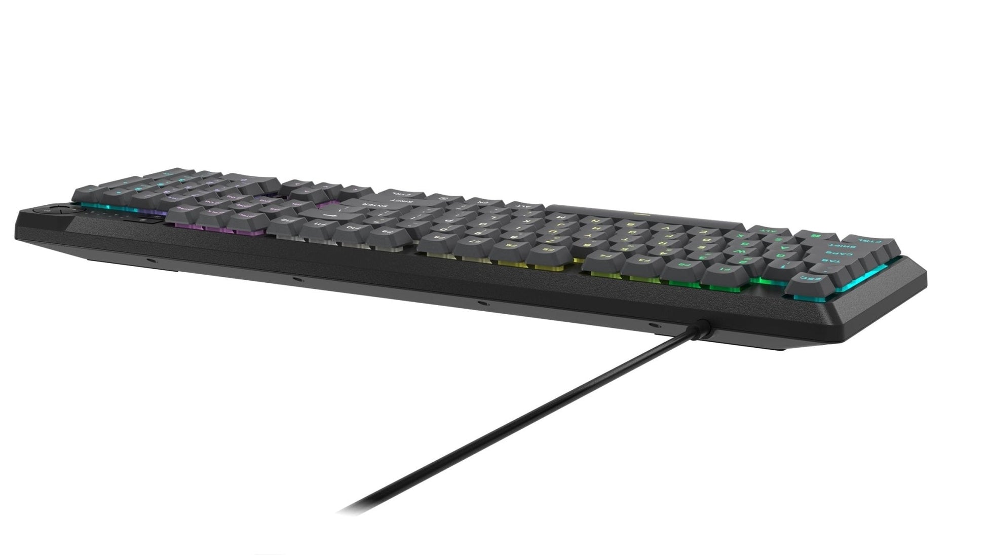 K55 CORE RGB Gaming Keyboard - Ten - Zone RGB - Four Dedicated Media Keys - Quiet, Responsive Switches - 300Ml Spill Resistance - 104 Keys - Icue - Gray - Lone Star PC