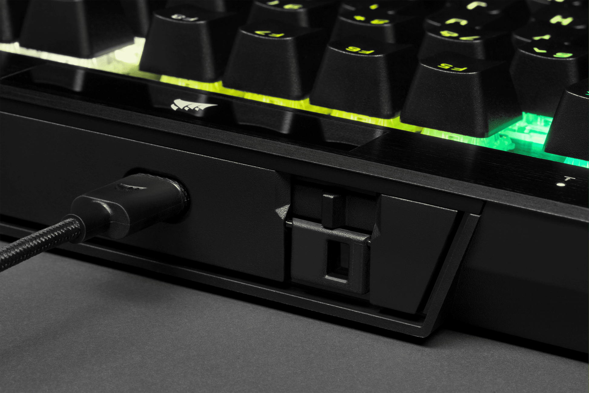 K70 RGB TKL Champion Series Optical - Mechanical Gaming Keyboard; Detachable USB Type - C Cable - Lone Star PC