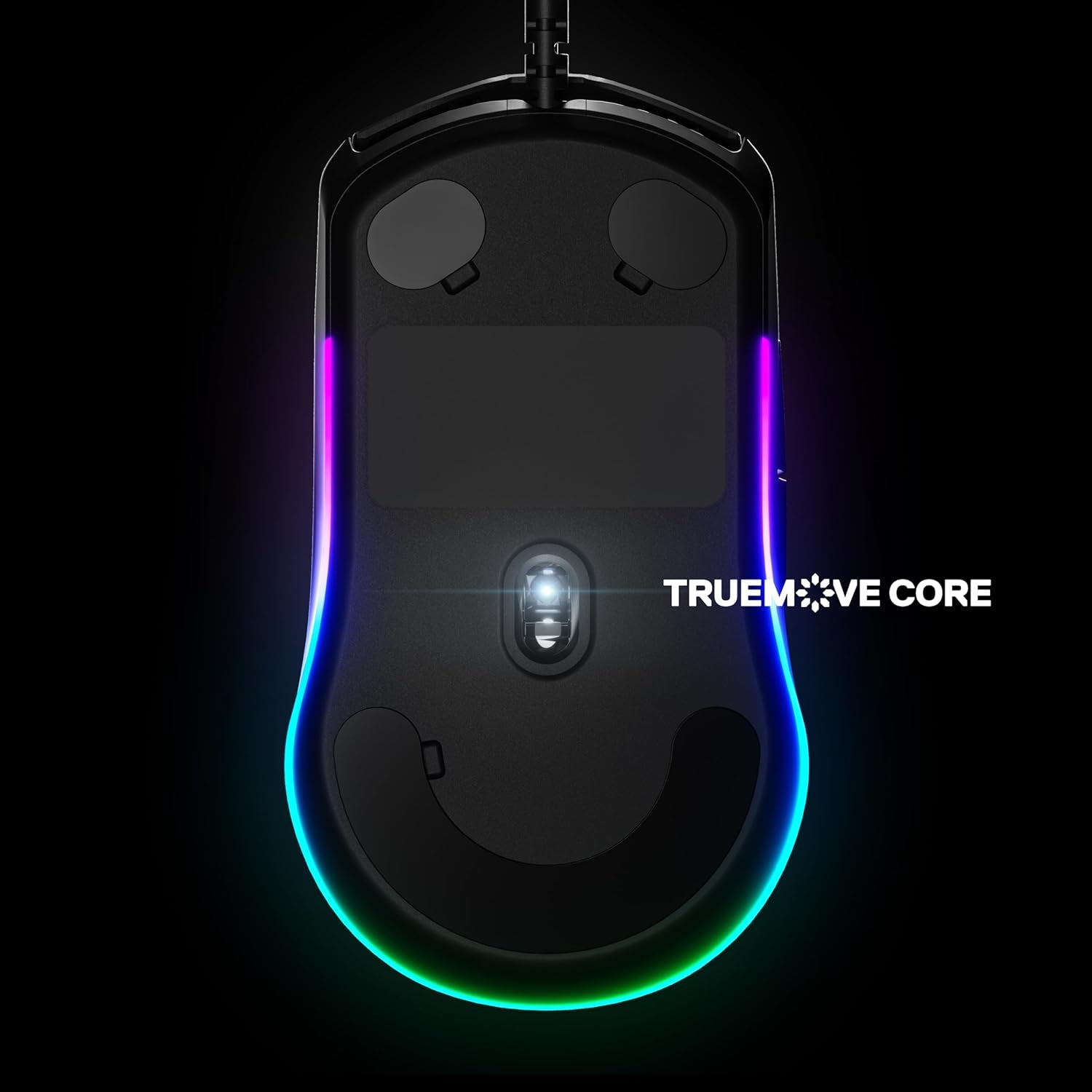 Rival 3 Gaming Mouse - 8,500 CPI Truemove Core Optical Sensor - 6 Programmable Buttons - Split Trigger Buttons - Brilliant Prism RGB Lighting, Ergonomic, Black - Lone Star PC